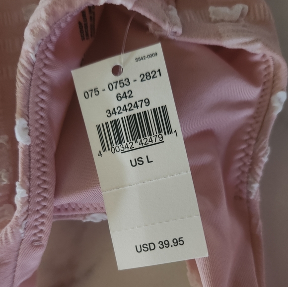 🆕️AERIE NWT Pink Large Bikini Top - Picture 5 of 12